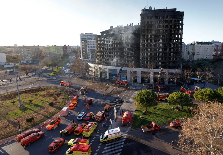 Tragic Blaze in Valencia: High-Rise Fire Claims Lives and Sparks Mourning