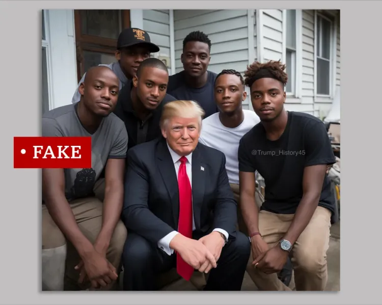 TRUMP AI-Generated Deepfakes on Black Voter