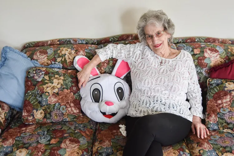 Rose Nelson's Heartwarming 90th Birthday as Easter Bunny in Kalispell