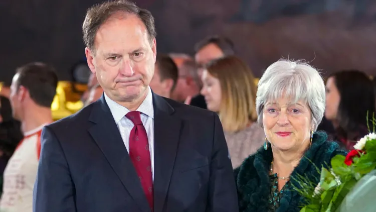 Justice Samuel Alito’s Wife Defends Upside-Down American Flag as Signal of Distress