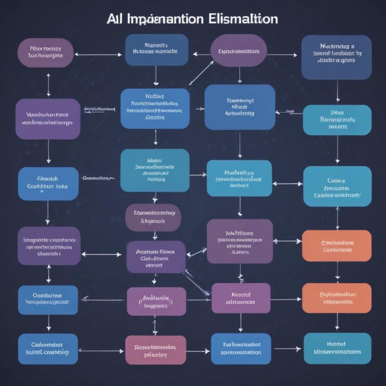 A step-by-step flowchart for AI implementation